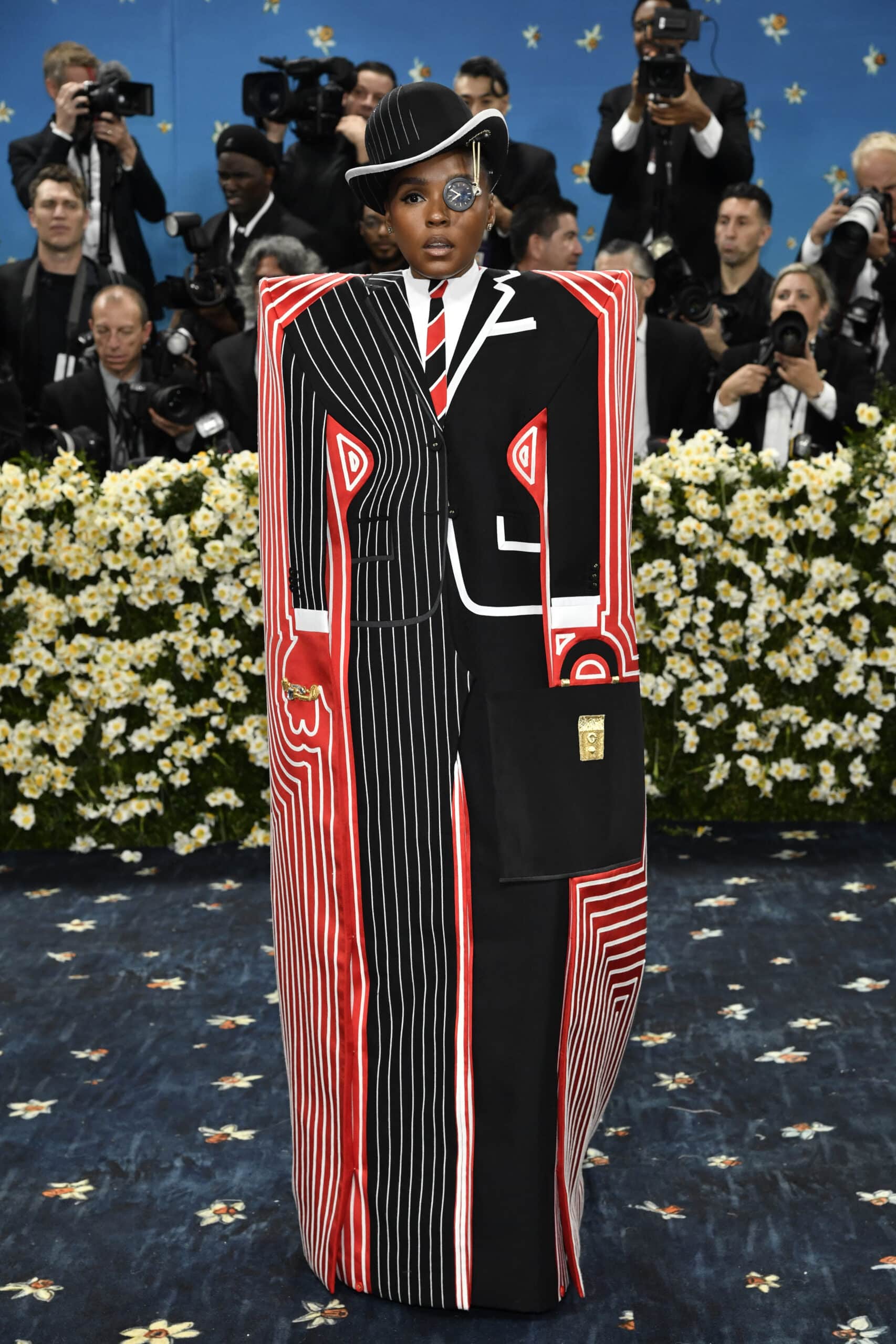 Janelle Monae attends The Metropolitan Museum of Art's Costume Institute benefit gala celebrating the opening of the "Superfine: Tailoring Black Style" exhibition on Monday, May 5, 2025, in New York. Image: Evan Agostini/Invision/AP