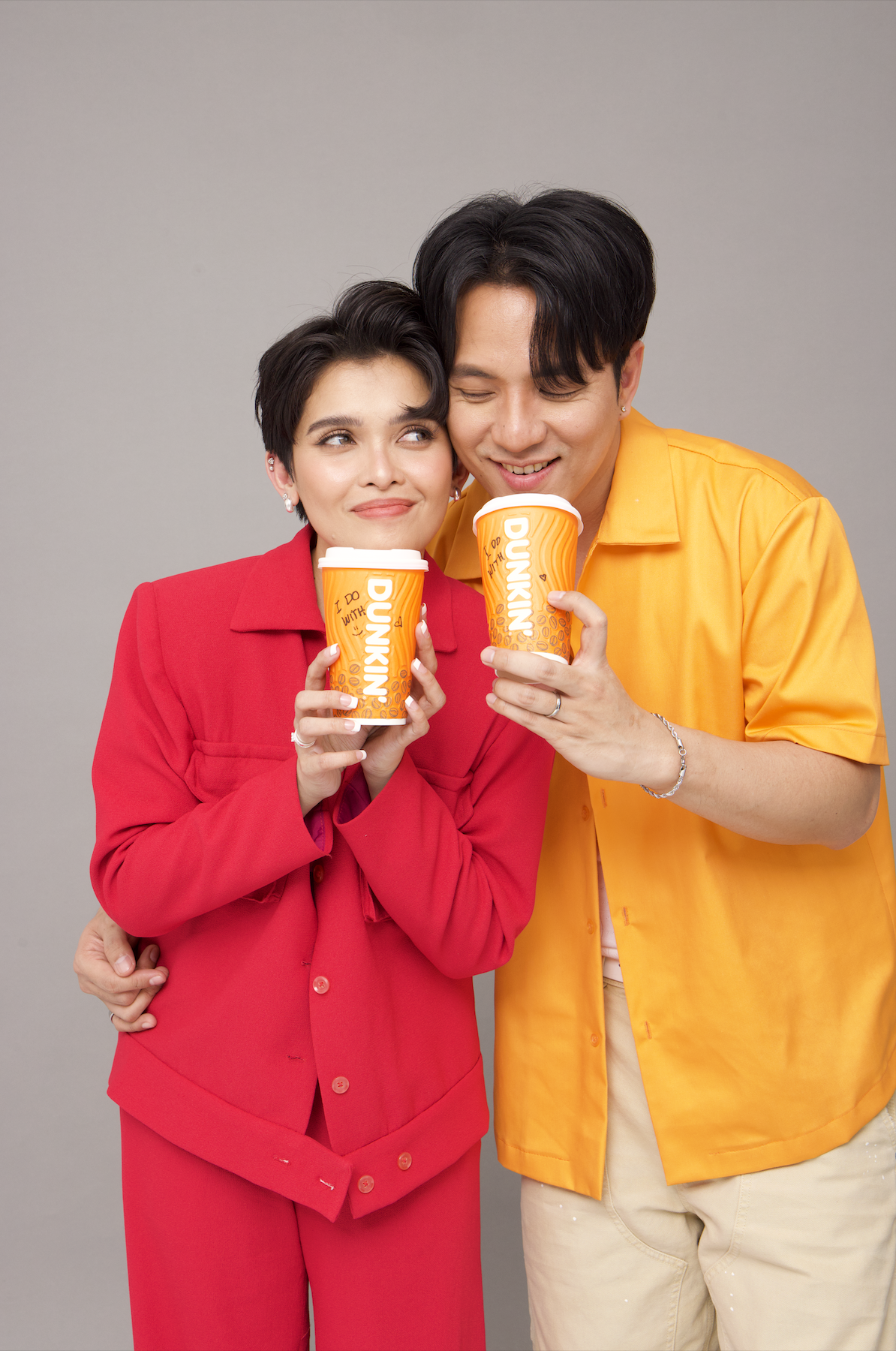 KZ Tandingan and TJ Monterde. Image: Courtesy of Dunkin Donuts