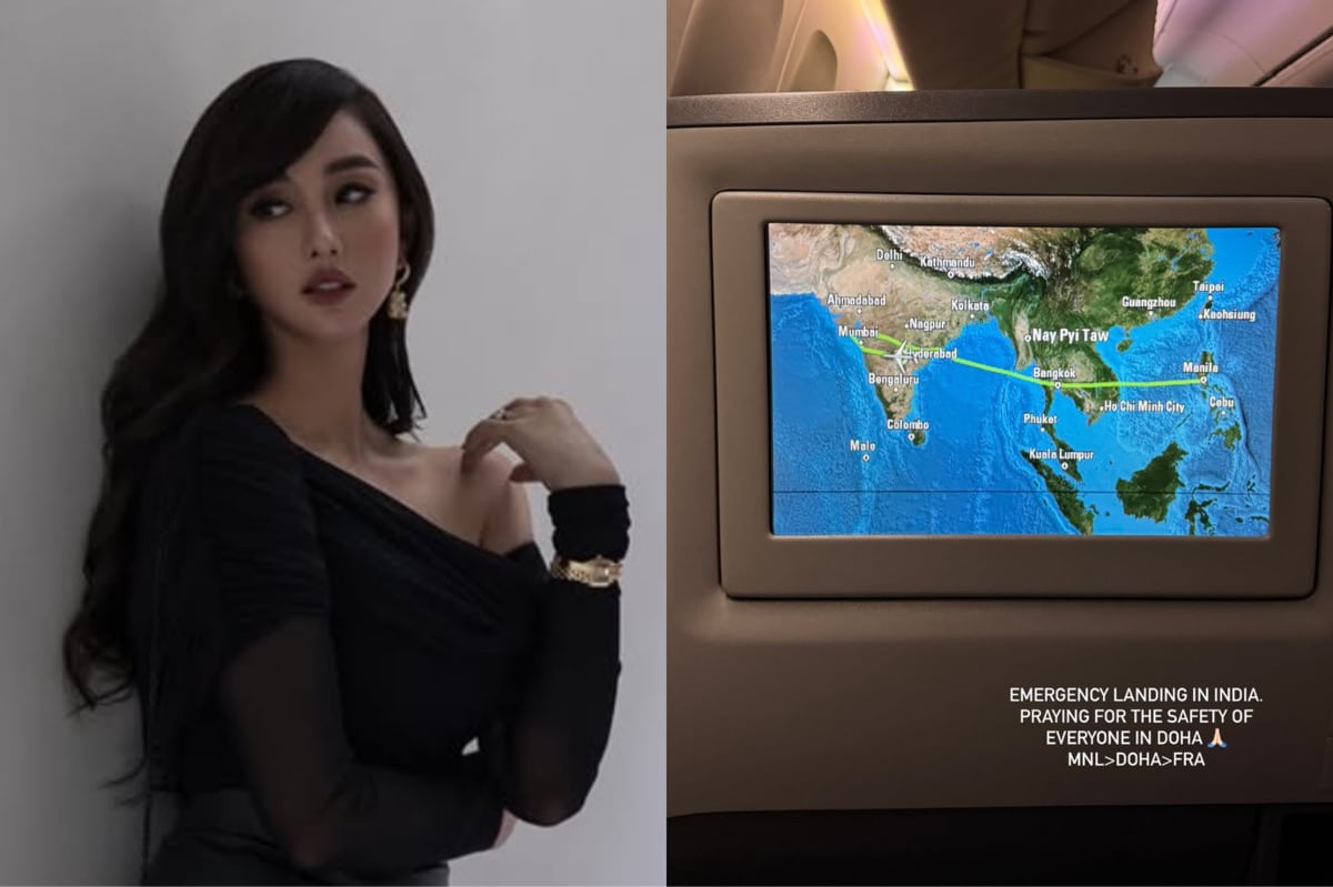 Alodia Gosiengfiao’s plane makes emergency landing amid Iran’s attack on Qatar